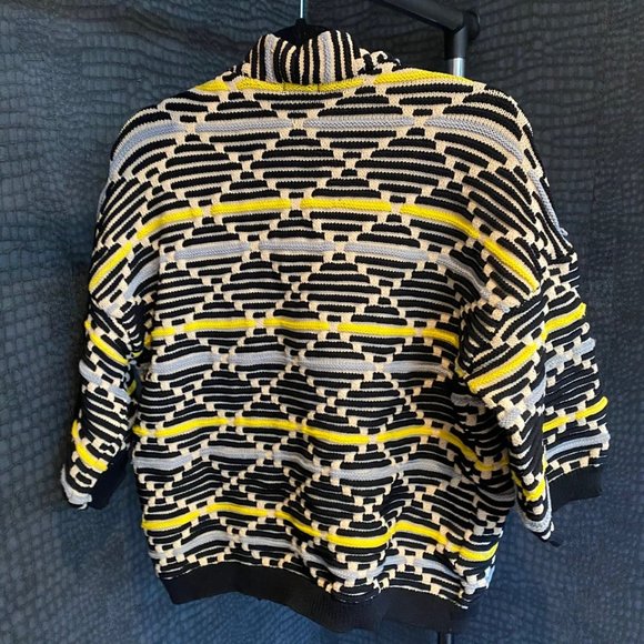 Knit Cardigan sweater with 3/4 sleeves - Picture 2 of 2